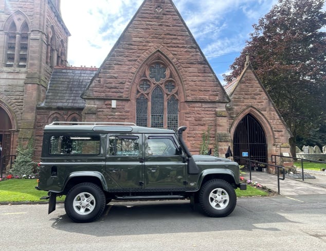 Land Rover Defender Funeral Vehicle Hire