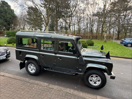 Land Rover Defender Funeral Vehicle Hire